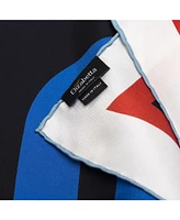 Paula - Hand Rolled Large Silk Foulard for Women