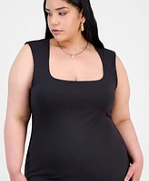 Bar Iii Trendy Plus Tank Dress, Exclusively at Macy's