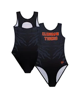 Gk Elite Big Girls Clemson Tigers Spirit Leotard