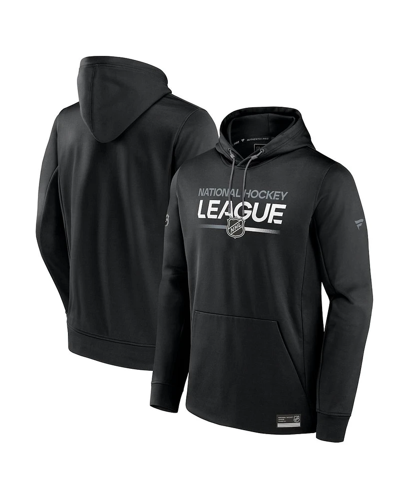 Fanatics Men's Black Nhl Fleece Pullover Hoodie