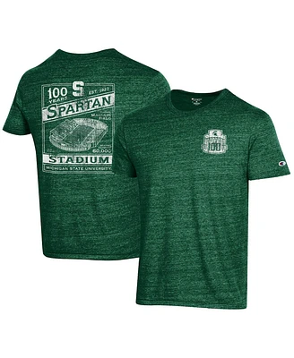 Champion Men's Green Michigan State Spartans 100Th Anniversary Spartan Stadium T-Shirt
