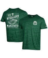 Champion Men's Green Michigan State Spartans 100Th Anniversary Spartan Stadium T-Shirt
