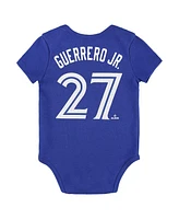 Nike Baby Boys and Girls Vladimir Guerrero Jr. Royal Toronto Blue Jays Fuse Name Number Bodysuit