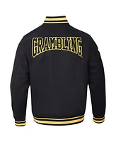 Pro Standard Men's Black Grambling Tigers Crest Wool Full-Zip Jacket