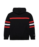Mitchell & Ness Men's Black Buffalo Sabres Head Coach Slogan Pullover Hoodie