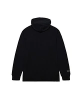 Mitchell & Ness Men's Black Ohio State Buckeyes Lightweight Thermal Pullover Hoodie