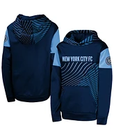 Outerstuff Big Boys and Girls Blue New York City Fc Unbeatable Pullover Hoodie