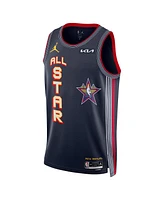 Nike Men's and Women's Jalen Brunson Navy 2025 Nba All-Star Game Swingman Player Jersey