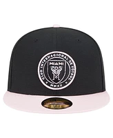 New Era Men's Black Inter Miami Cf 2025 Kickoff 59FIFTY Fitted Hat