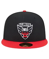 New Era Men's Black D.c. United 2025 Kickoff 59FIFTY Fitted Hat