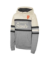 Mitchell & Ness Men's Cream San Francisco Giants Head Coach Pullover Hoodie