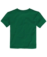 Outerstuff Toddler Kelly Green Philadelphia Eagles Super Bowl Lix Champions Retro Arch T-Shirt