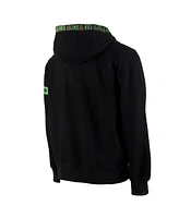 Two Hype X Nba Men's Black Boston Celtics Culture Hoops Collection Premium Pullover Hoodie