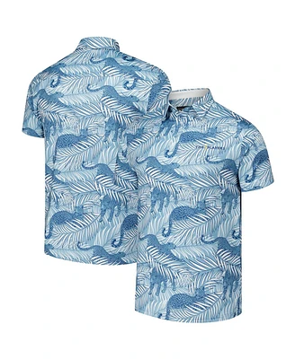 Flomotion Men's Blue The Players Party Animal Polo Shirt