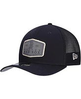 New Era Men's Navy Boston Red Sox Labeled 9Seventy Stretch-Snap Adjustable Hat