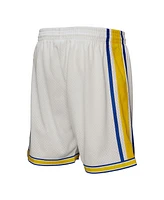 Mitchell & Ness Men's White Golden State Warriors Authentic Shorts