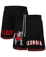 Mitchell & Ness Men's Black Georgia Bulldogs Team Origins Mesh Shorts