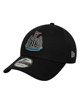 New Era Men's Black Newcastle United Core 9FORTY Adjustable Hat