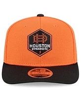 New Era Men's Orange/Black Houston Dynamo Fc 2025 Jersey Hook 9SEVENTY Stretch-Snap Hat