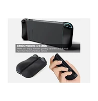 Black Silicone Case For Nintendo Switch Oled Joy-con Skin Protective Soft Cover Skin