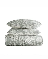 ienjoy Home Textured Floral Reversible -Pc. Quilt Set