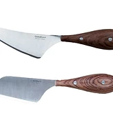 BergHOFF Aaron Probyn 3-Piece Cheese Knife and Bamboo Cutting Board Set
