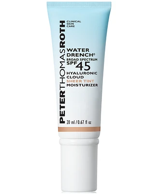 Peter Thomas Roth Water Drench Broad Spectrum Spf 45 Hyaluronic Cloud Sheer Tint Moisturizer