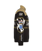Jh Design Men's Black Nascar Liquid Death Full-Snap Twill Uniform Jacket
