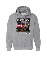 Checkered Flag Sports Men's Heather Gray William Byron 2025 Daytona 500 Champion Pullover Hoodie