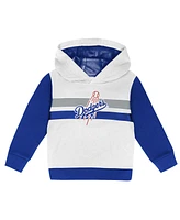 Outerstuff Toddler 2-Piece White/Royal Los Angeles Dodgers Wind Up Pullover Hoodie and Sweatpants Set
