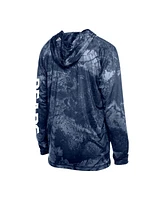 New Era Men's Navy Chicago Bears Realtree Xtreme Camo Raglan Long Sleeve Hooded Top