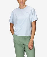 Marmot Women's Air Exchange Upf 50 Crew Short Sleeve Ribbed Collar T-Shirts