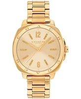 Coach Women's Kitt Gold-Tone Stainless Steel Bracelet Watch