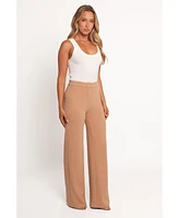 Petal and Pup Women's Liora Flat Front Knit Pants