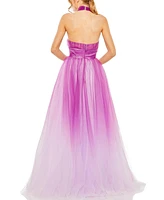 Mac Duggal Women's Cross Front Tulle Dress