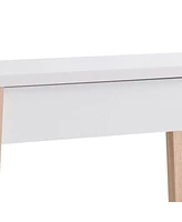 Entryway Console Table – Drawer, Shelf & Stylish Tapered Legs