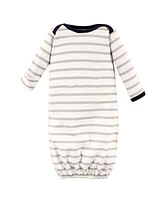 Luvable Friends Baby Boys Cotton Gowns Nautical, Preemie/Newborn