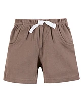 Hudson Baby Boys Shorts Bottoms 4-Pack, Safari Scene