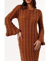 Petal and Pup Women's Colter Long Sleeve Maxi Dress
