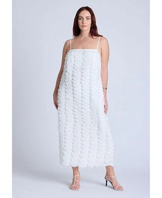 Eloquii Plus Textured Column Dress