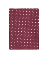 Hudson Baby Boys and Girls Cotton Poly Flannel Burp Cloths 8-Pack, Sweet Roses, One Size