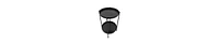 Modern Side Table – Metal Round Tray Top with Foldable Legs