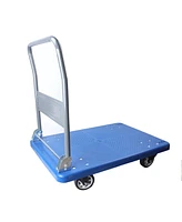 Heavy Duty Hand Truck Upgraded Foldable Push Cart Dolly 660 lbs Capacity Moving Platform Hand Truck