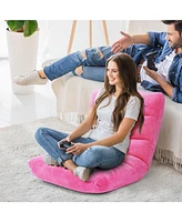 Adjustable 14-position Cushioned Floor Chair
