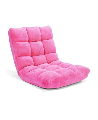Adjustable 14-position Cushioned Floor Chair