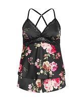 City Chic Plus Arcadia Cami Set