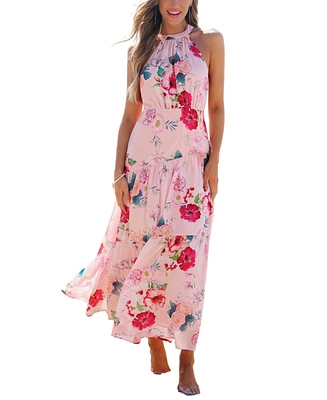Cupshe Women's Garden Stroll Floral Maxi Beach Dress