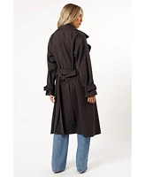 Petal and Pup Women's Billy Button Front Trench Coat
