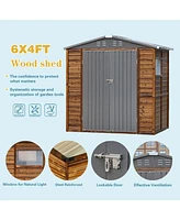 Iron-Wood Tool Shed, Nature & Function (4x6ft)