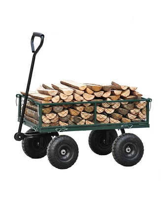 Cart Garden cart trucks make it easier to transport firewood